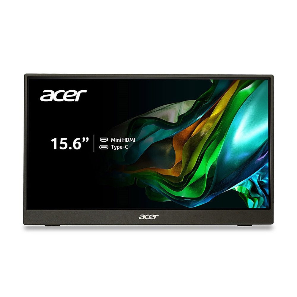

Монитор портативный Acer PM161Q Bbmiuux, 15.6", 1920 x 1080, IPS, 60 Гц, черный