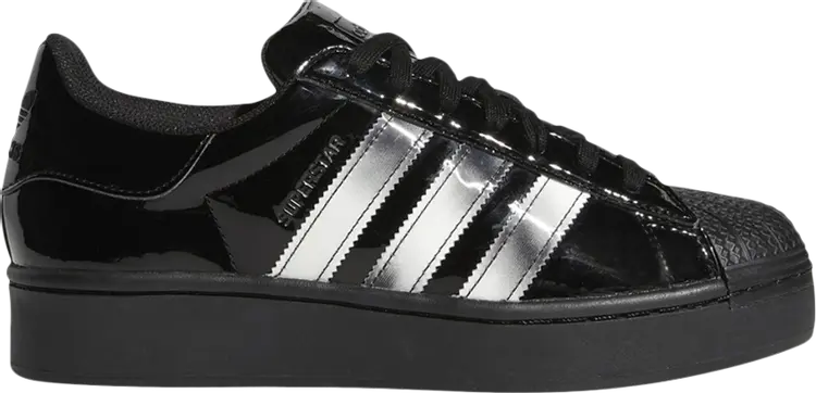 

Кроссовки Adidas Wmns Superstar Bold, черный/серебряный