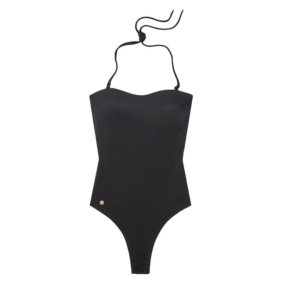 

Купальник Leonisa Shapewear Macrame-Back Sculpting One-Piece, черный