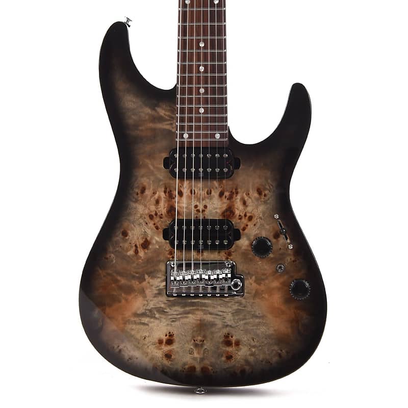 Ibanez Premium AZ427P1PB 7-струнная гитара - угольно-черный взрыв Premium AZ427P1PB 7-string Guitar -