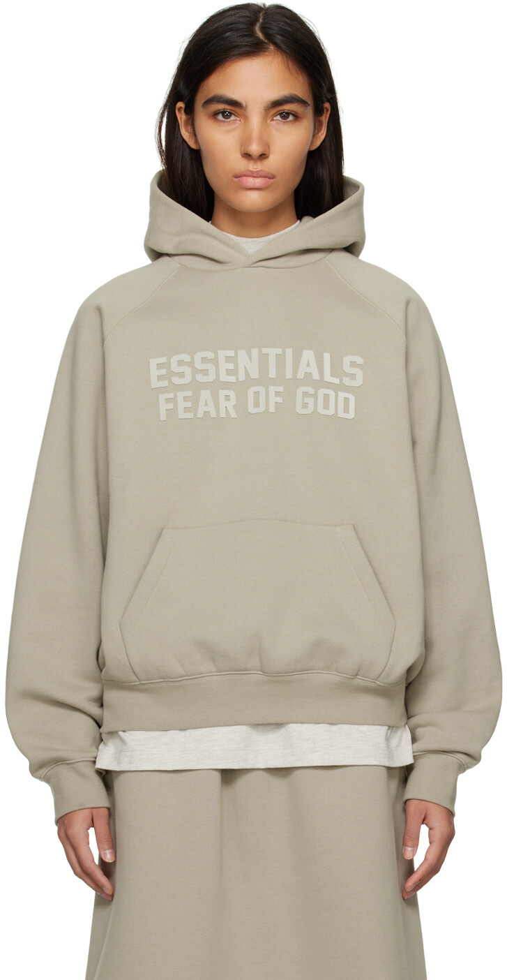 

Серый худи реглан Essentials