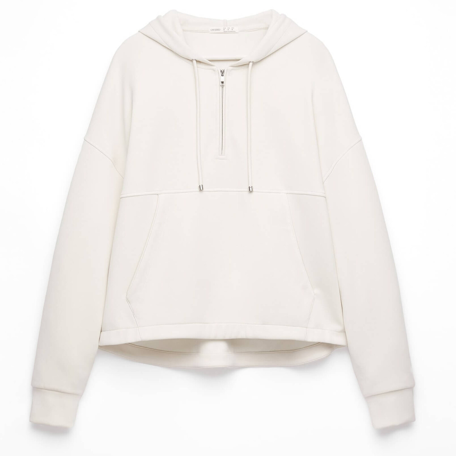 

Толстовка Oysho Warm-interior With Modal, светло-бежевый