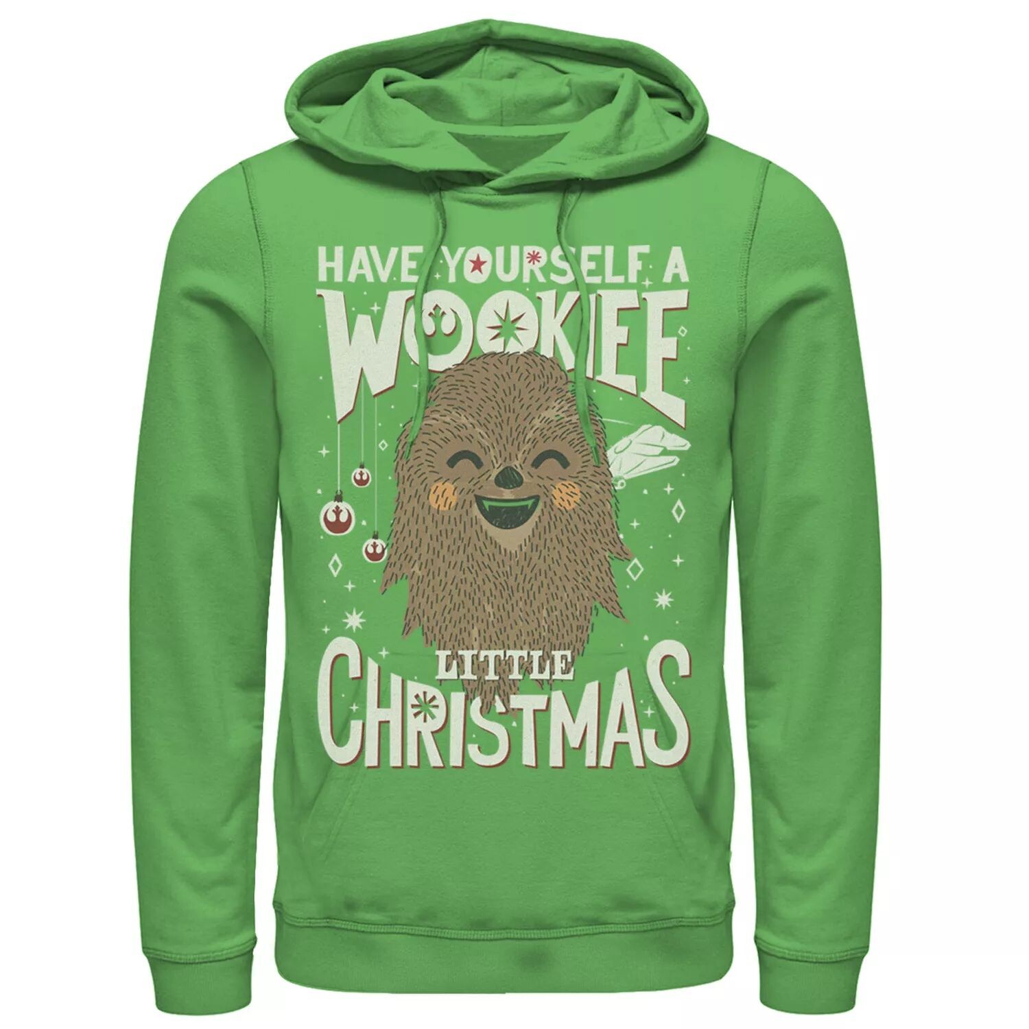 

Мужская толстовка с капюшоном Wookiee Little Christmas с рисунком Star Wars