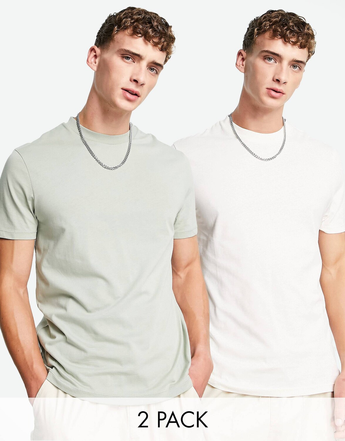 

Разноцветная футболка с круглым вырезом ASOS DESIGN 2