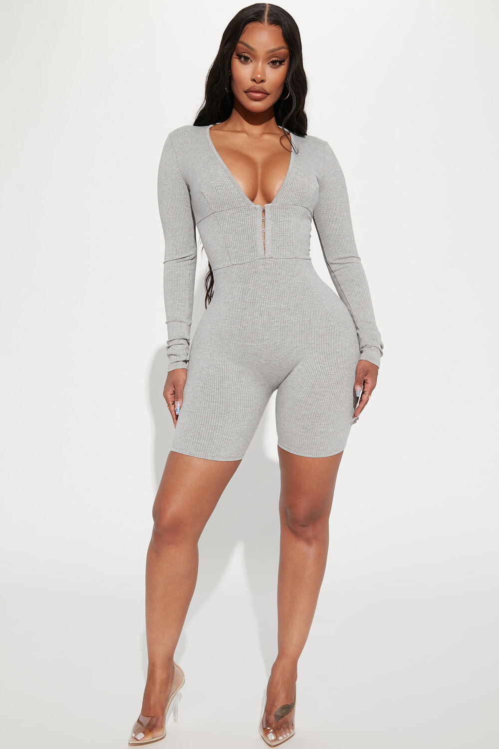 

Комбинезон Fashion Nova JP2298FN, серый