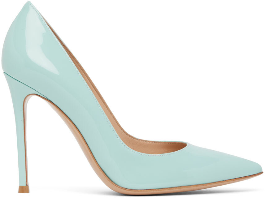 

Синие туфли на каблуке Gianvito 105 Gianvito Rossi