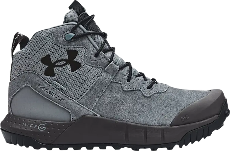 

Ботинки Under Armour Micro G Valsetz Mid Leather Gravel, серый