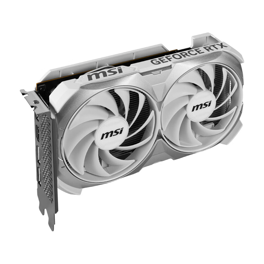 

Видеокарта MSI GeForce RTX 4060 Ventus 2X White, 8 Гб, белый