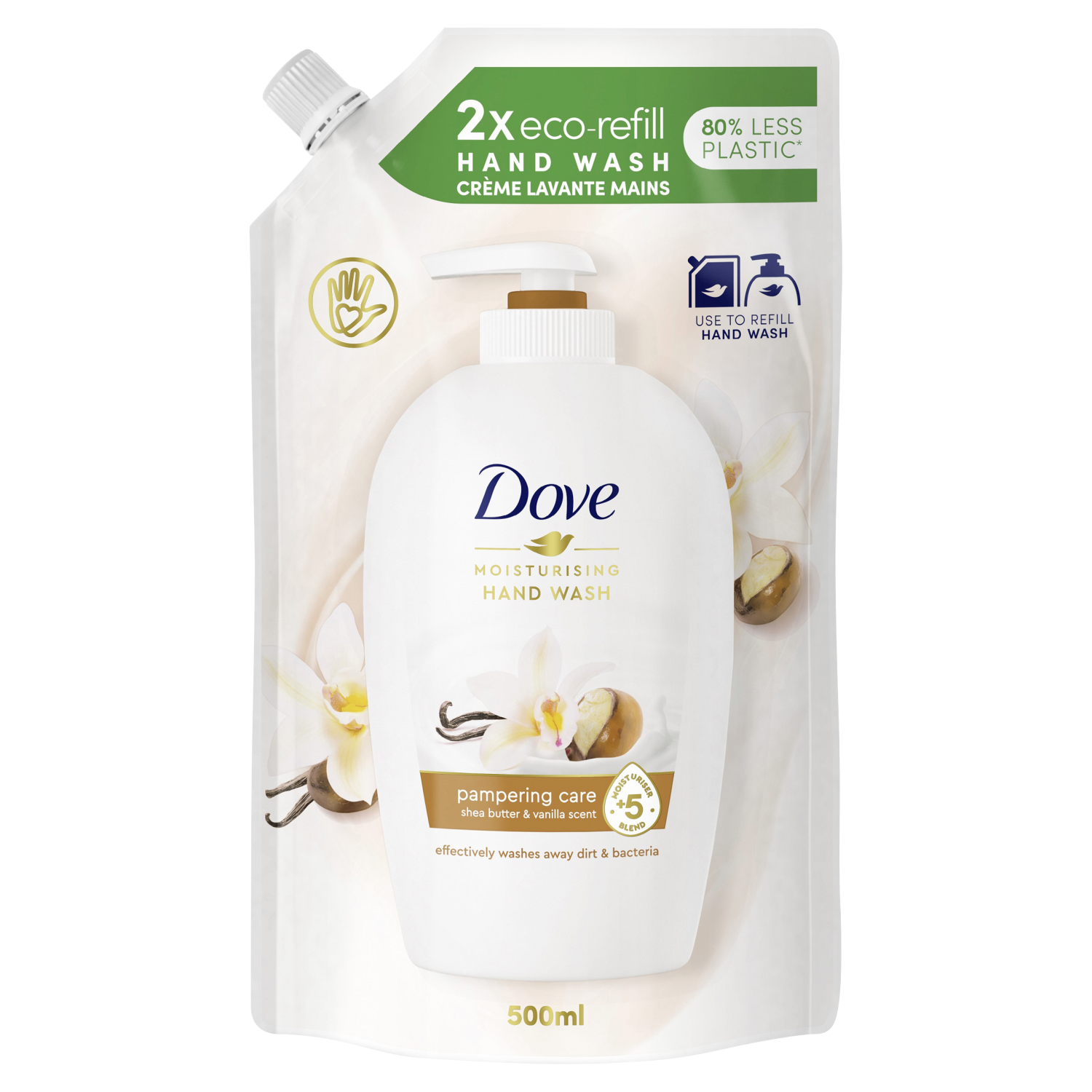 Dove Shea Butter запас жидкого мыла, 500 мл