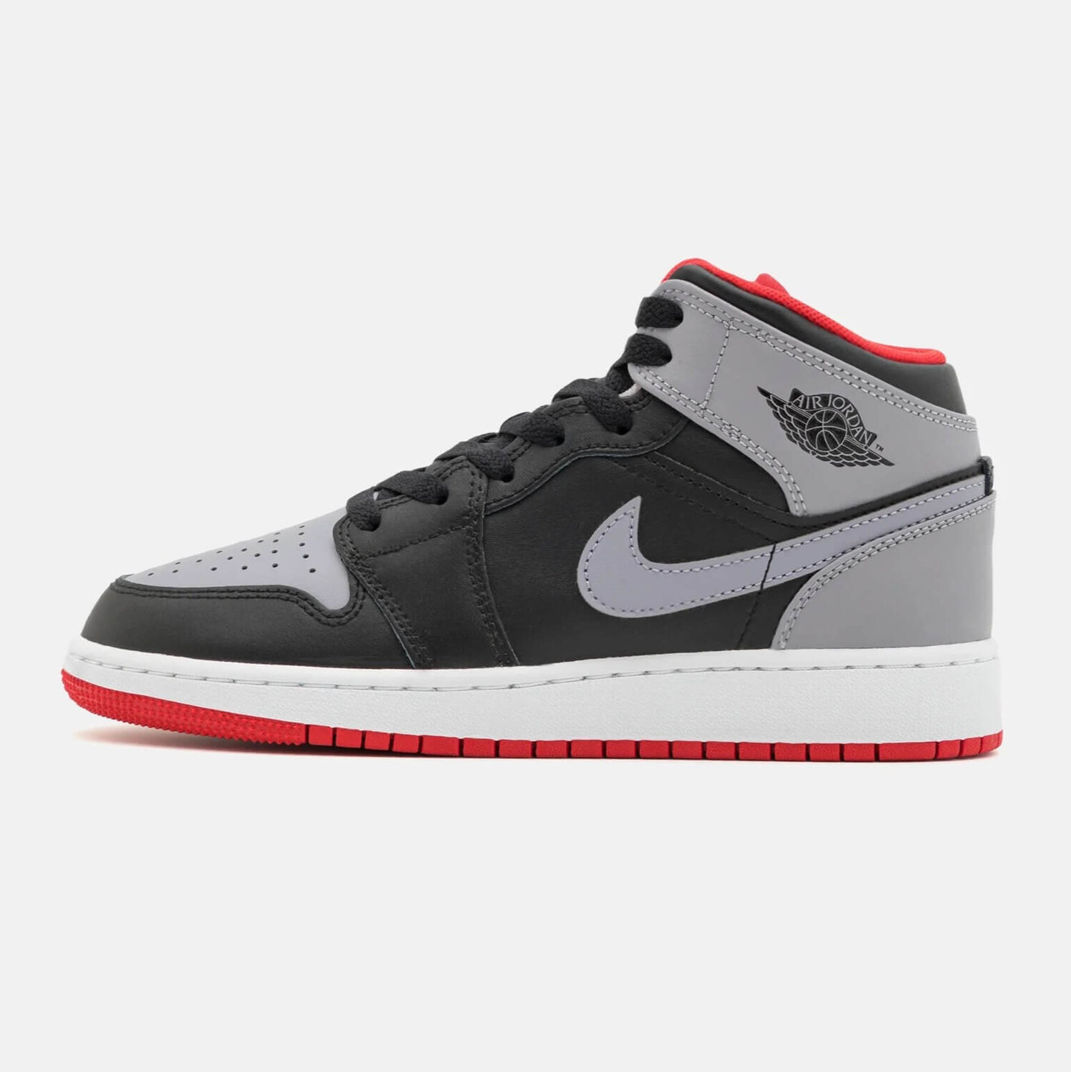 

Кроссовки баскетбольные Jordan Air Jordan 1 Mid Unisex, черный/серый/красный