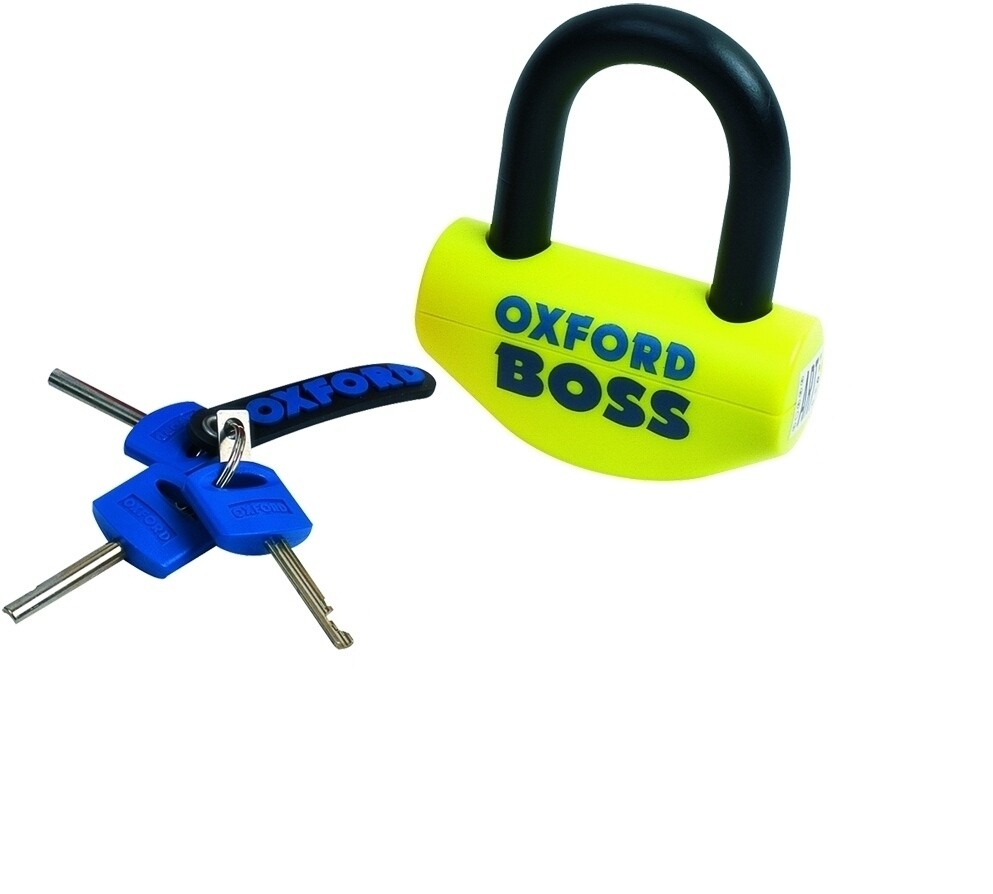 

Замок Oxford Big Boss 16 мм для дисков, желтый/черный