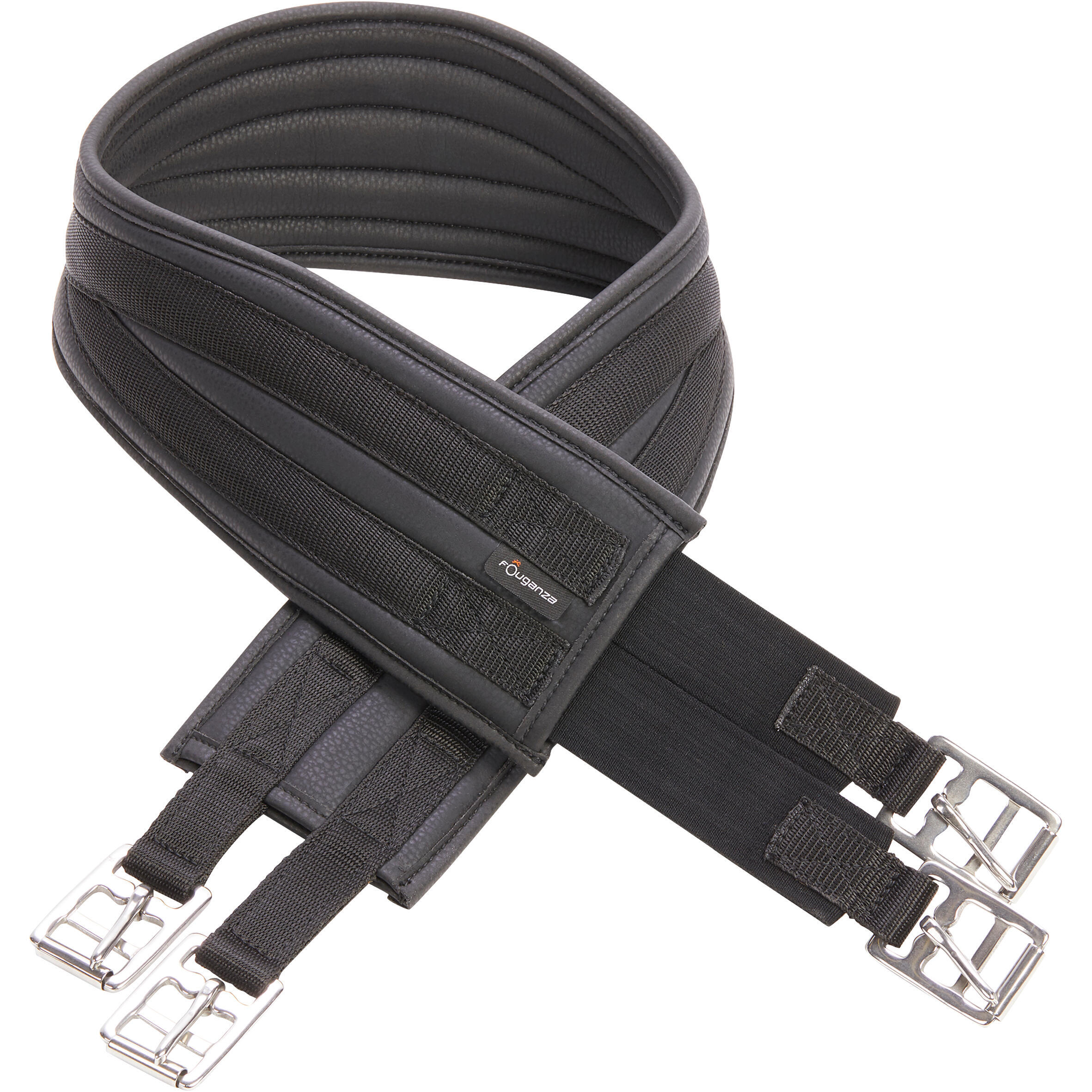 Подпруга Fouganza для седла, черная 10meters 304 stainless steel spring wire hard wire 0 1 0 2 0 3 0 4 0 5 0 6 0 8mm steel wire rope handmade diy