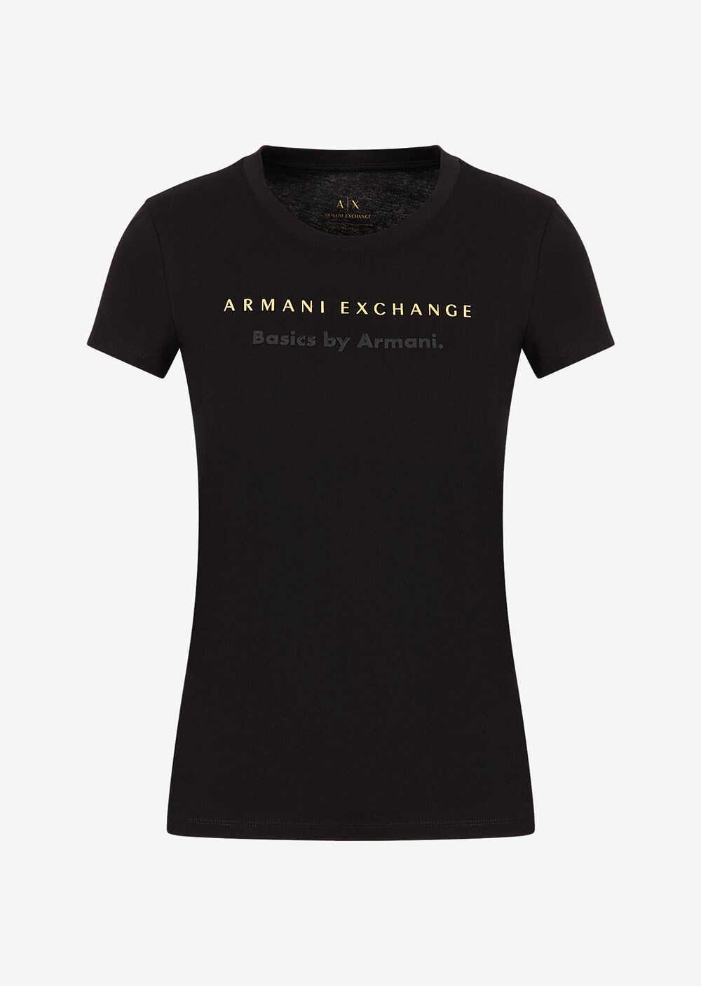 

Приталенные футболка Armani Exchange, черный