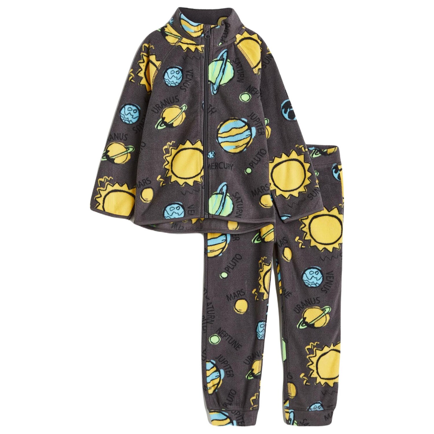 

Комплект H&M Fleece Planets, 2 предмета, темно-серый