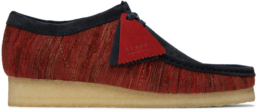 

Красно-синие дерби Wallabee Clarks Originals