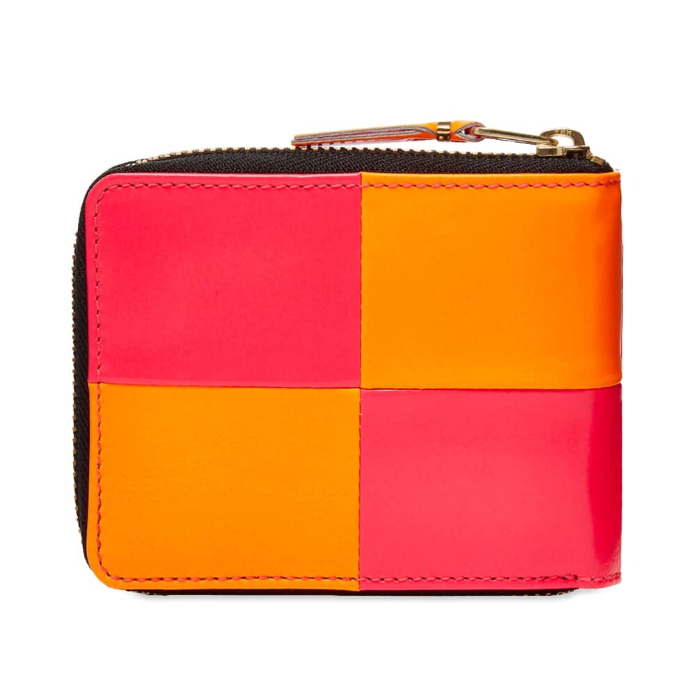 

Кошелек Comme des Garcons SA7100FS Fluo Squares Zip Wallet