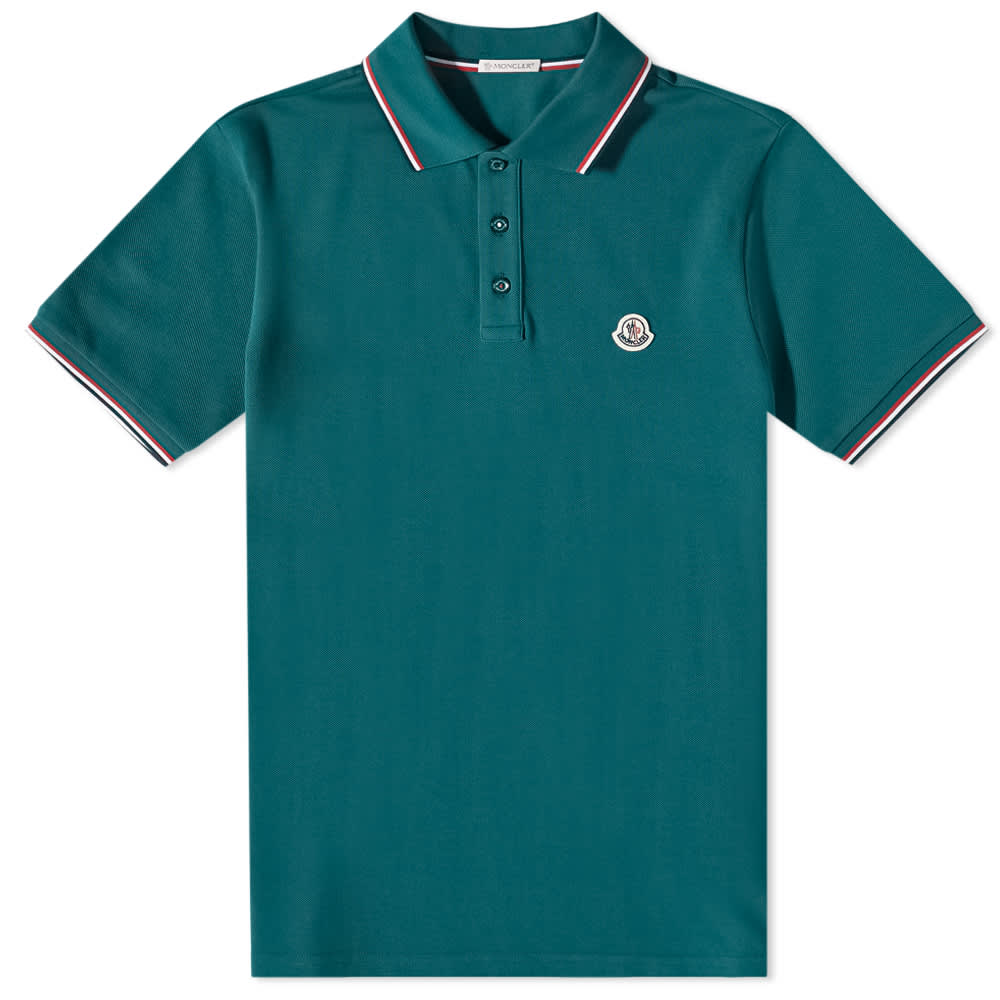 

Футболка Moncler Classic Logo Polo, Зеленый