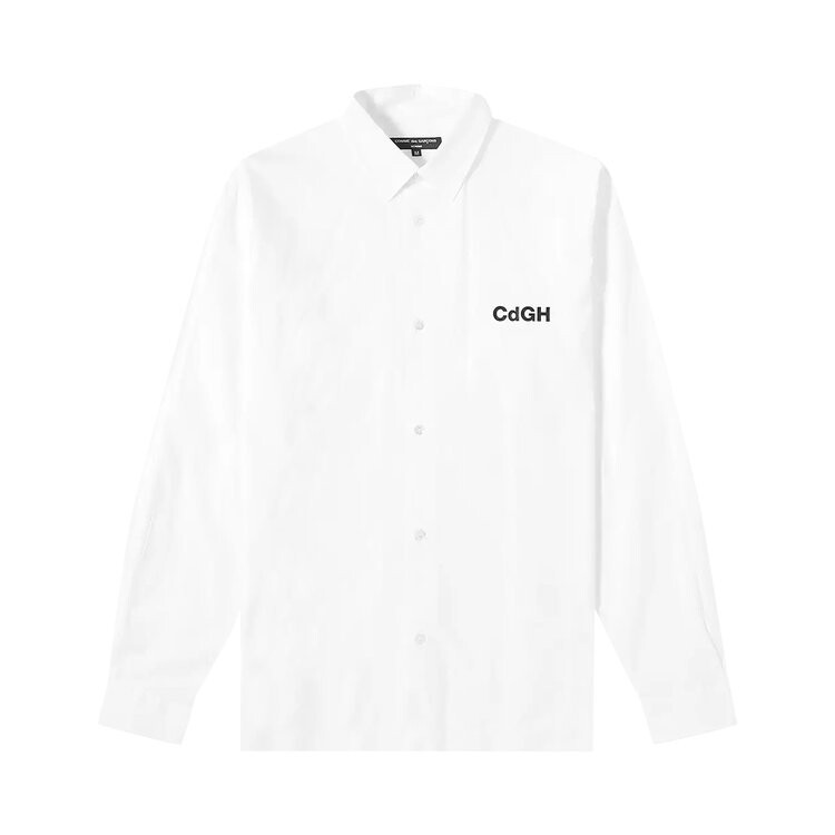 

Рубашка Comme des Garçons Homme Plus Letter Printed Shirt 'White', белый