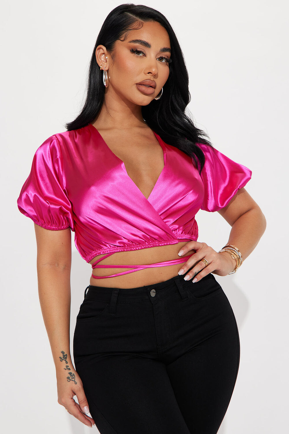 

Топ Fashion Nova A7630, фуксия