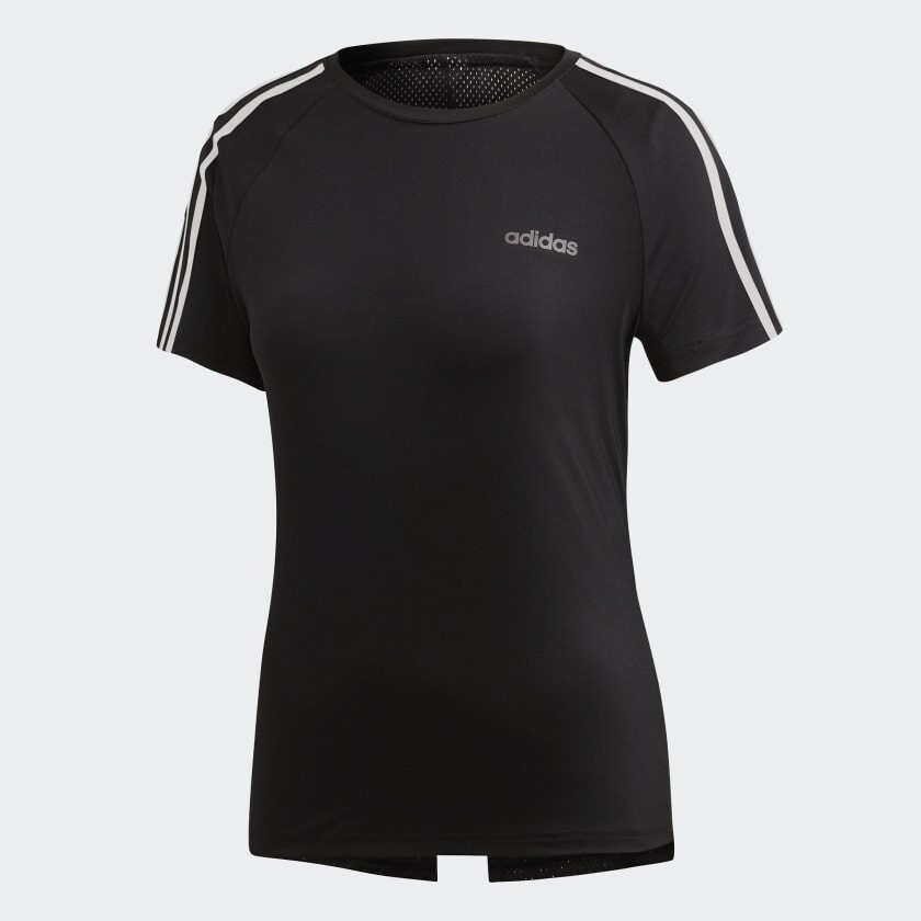 

Футболка Adidas Design 2 Move 3-Stripes, черный
