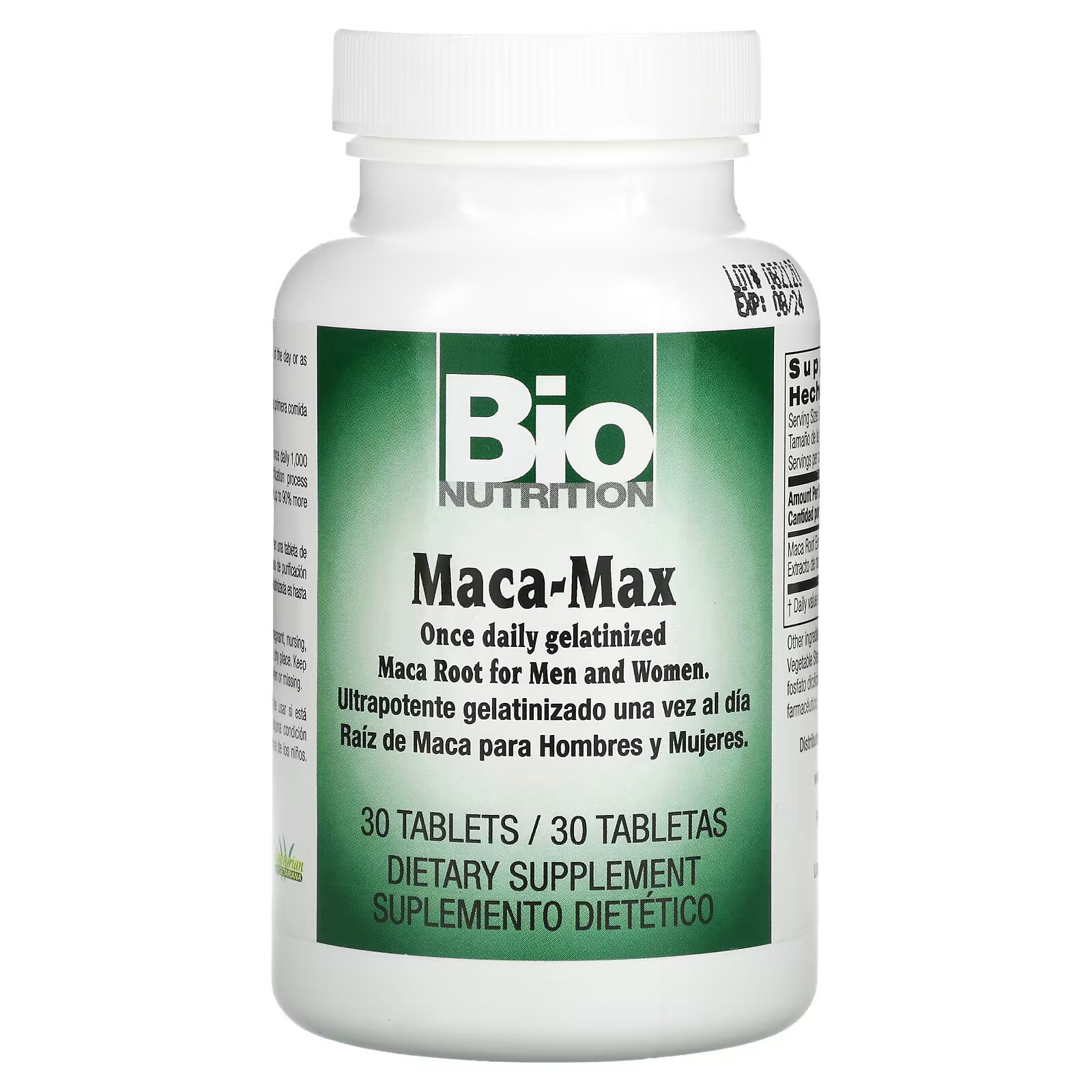 Bio Nutrition, Maca Max, 1,000 мг, 30 таблеток