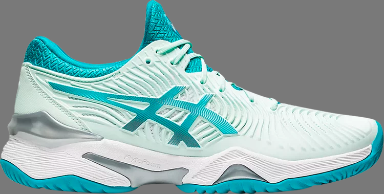 Кроссовки wmns court ff 2 'bio mint lagoon' Asics, синий - фото