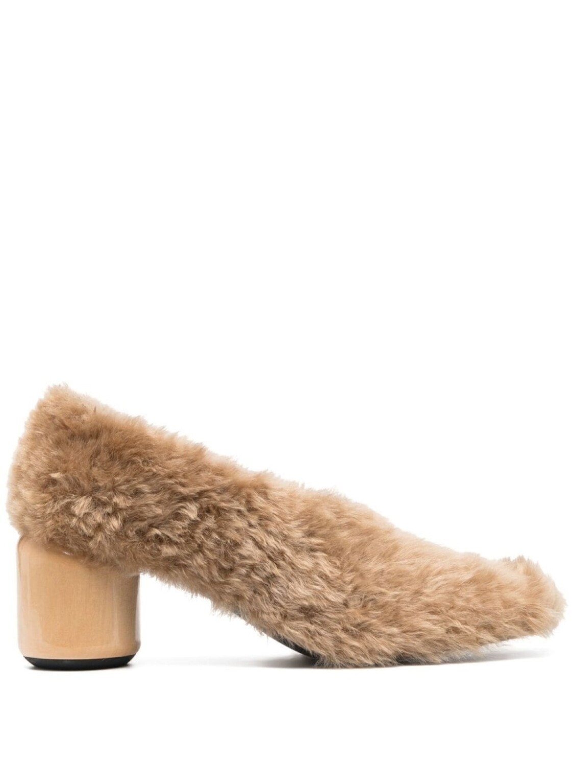 

Jil Sander меховые туфли Court, нейтральный цвет, Коричневый