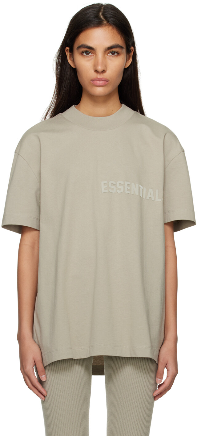 

Серая футболка с круглым вырезом Essentials, Серый