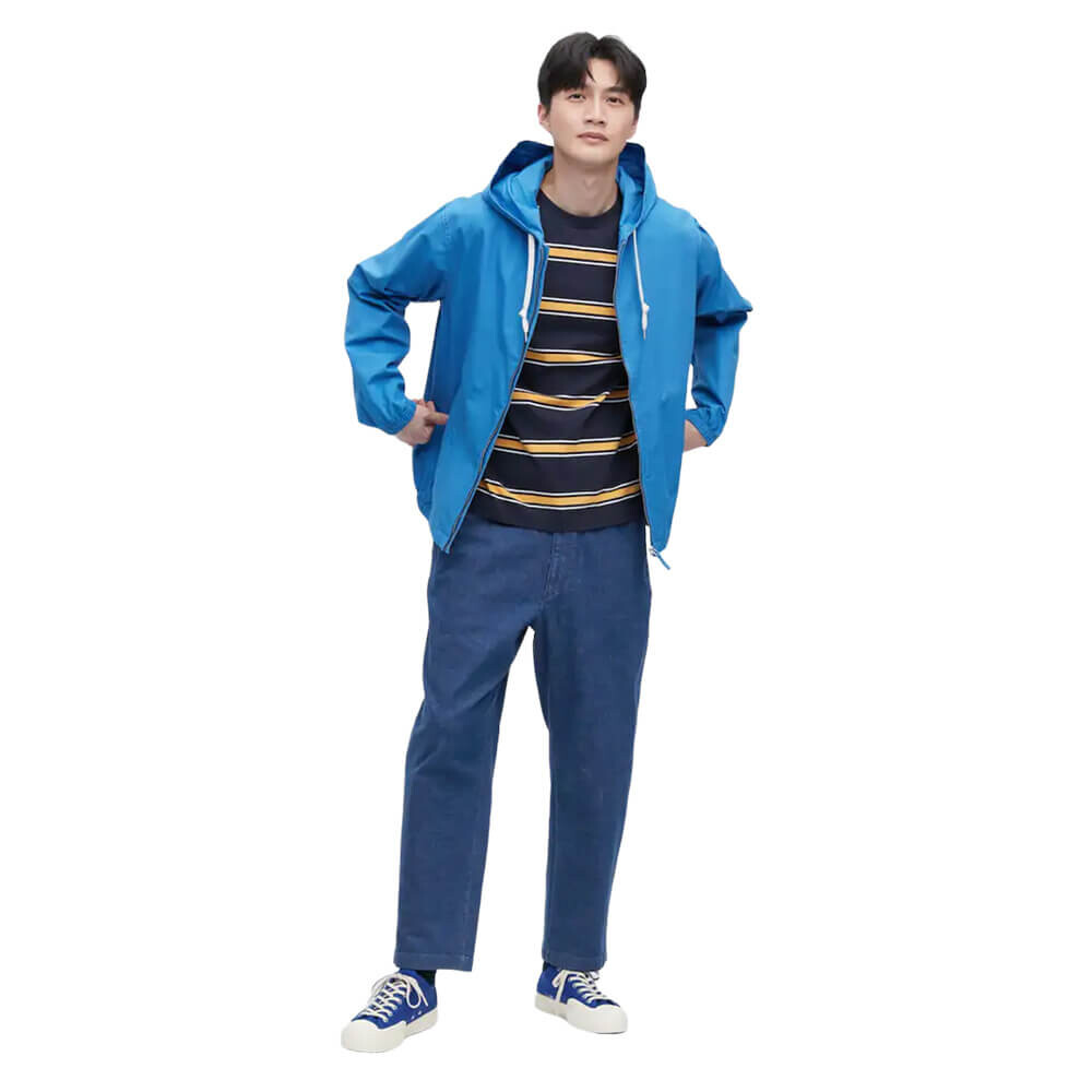 

Джинсы Uniqlo Relaxed Fit Ankle Length, темно-синий