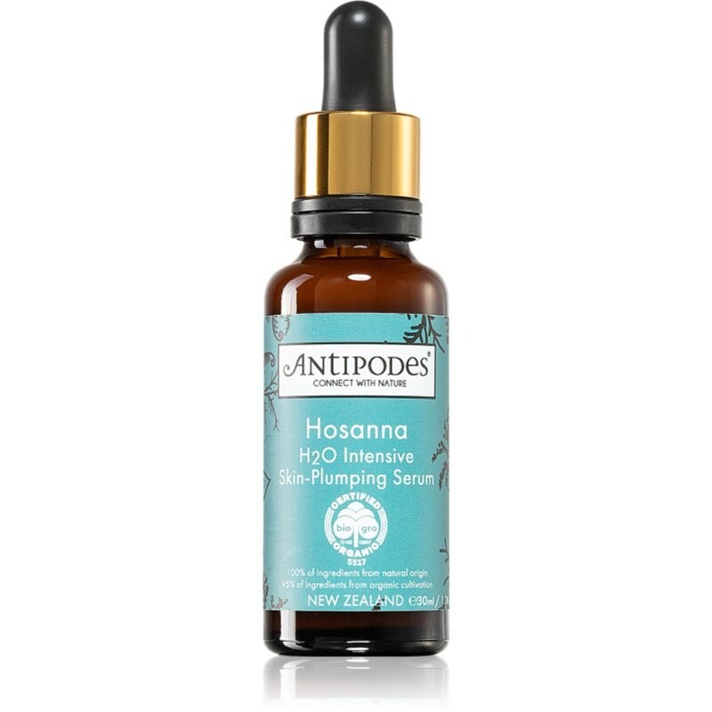 

Antipodes Hosanna H₂O Intensiv Skin-Plumping Serum интенсивно увлажняющая сыворотка для лица 30 мл Inna Marka