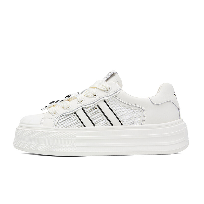 

Кроссовки JEEP SPIRIT Skateboarding Shoes Women's Low-top, бежевый/черный