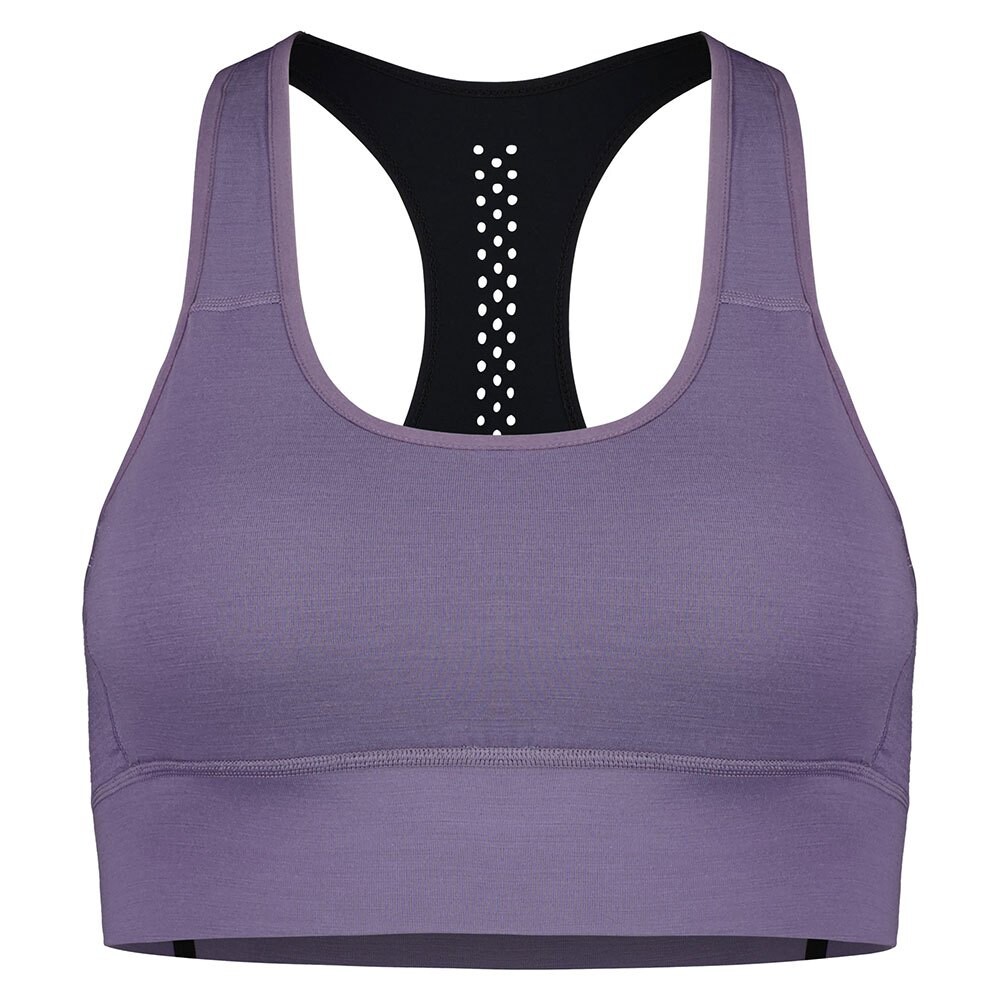 

Спортивный бюстгальтер Mons Royale Stratos Merino Shift, фиолетовый