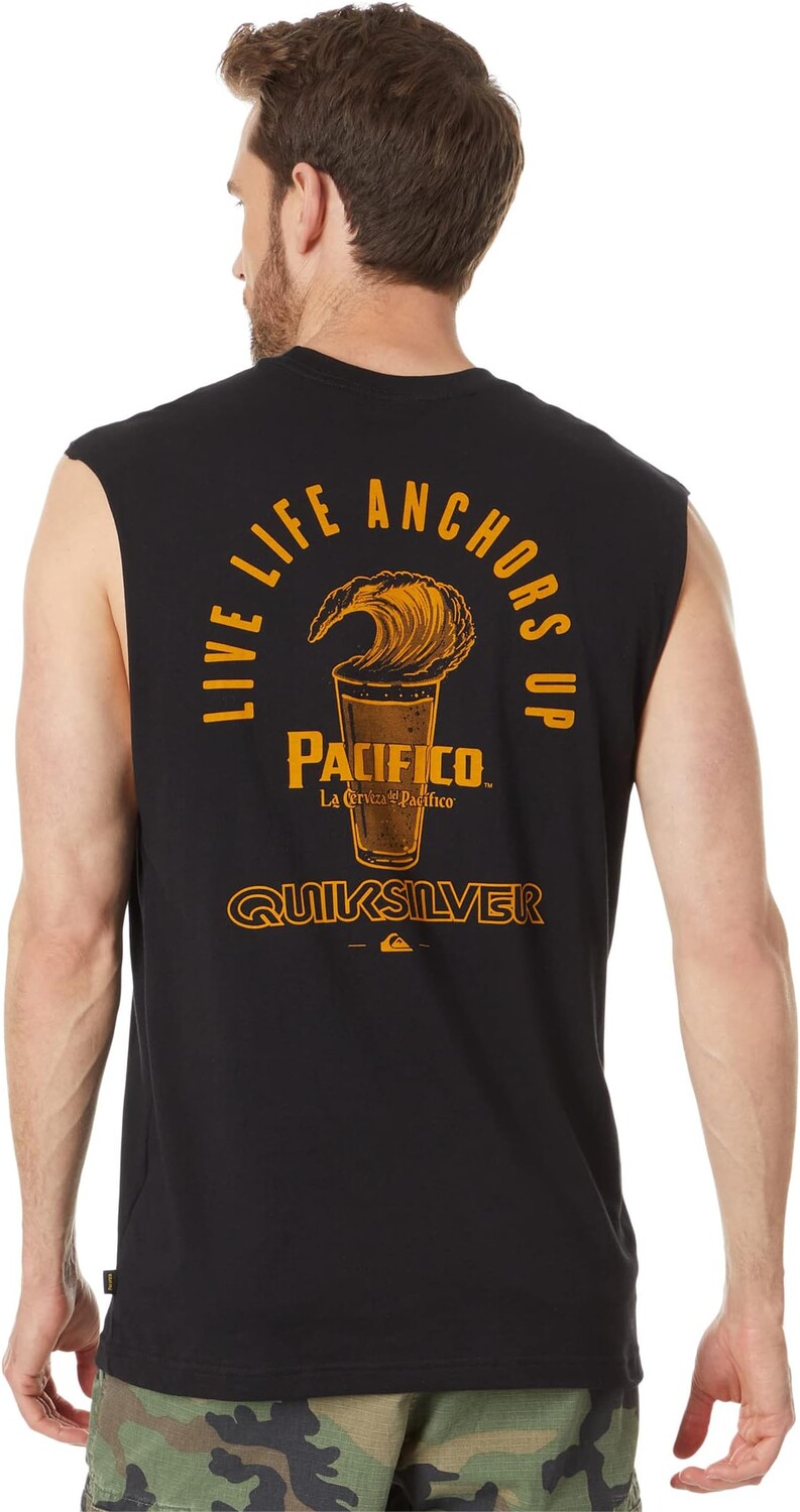 

Майка Pacifico Straight Shooter Muscle Tank Quiksilver, черный