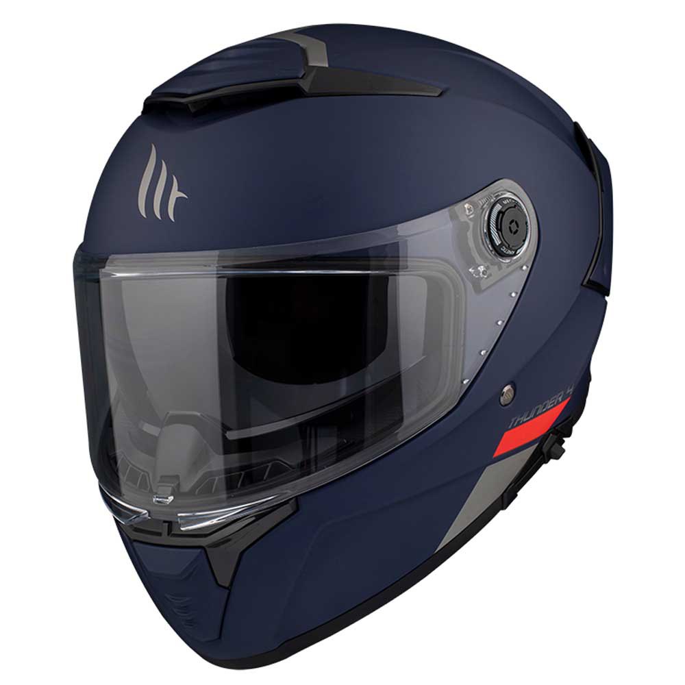 Шлем полнолицевой MT Helmets Thunder 4 SV Solid A7, черный фото