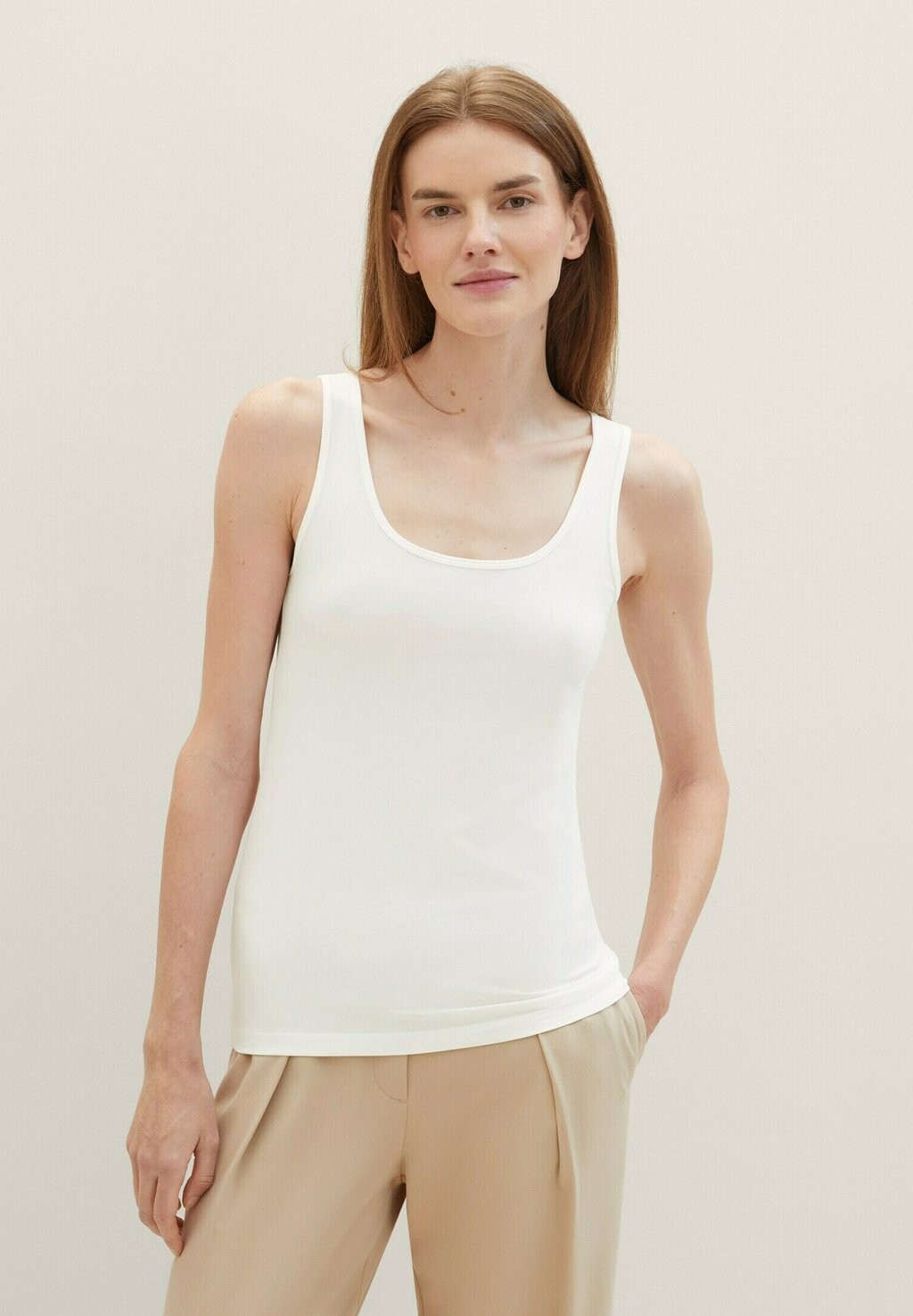 

Топ TOM TAILOR, цвет whisper white