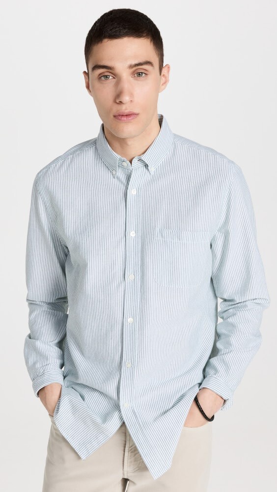 

Рубашка Portuguese Flannel Belavista Striped, зеленый