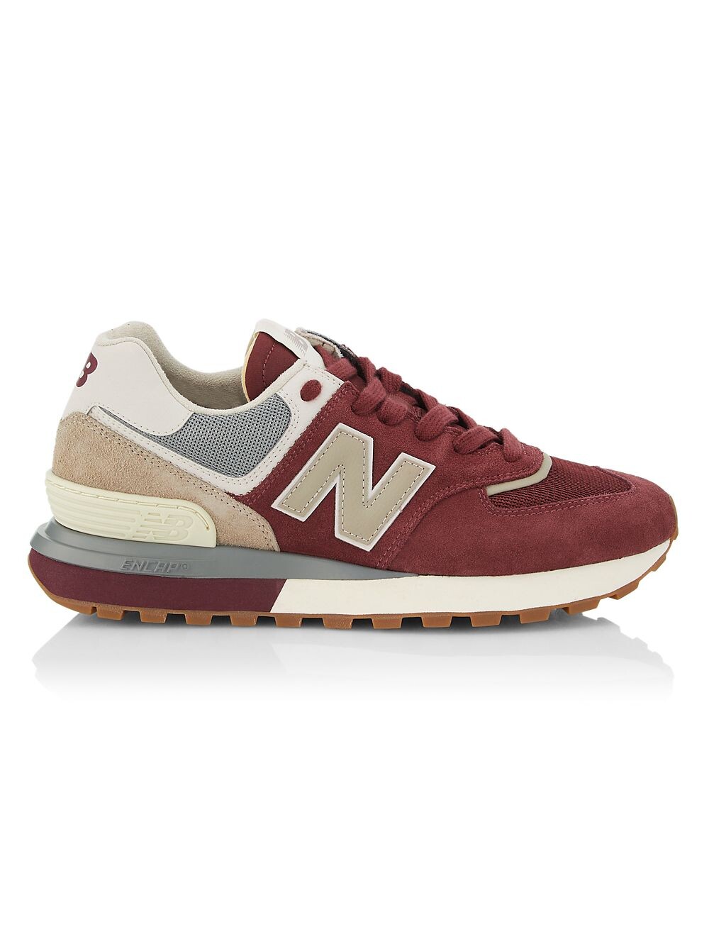 

Замшевые кроссовки 574 Legacy New Balance, бордовый