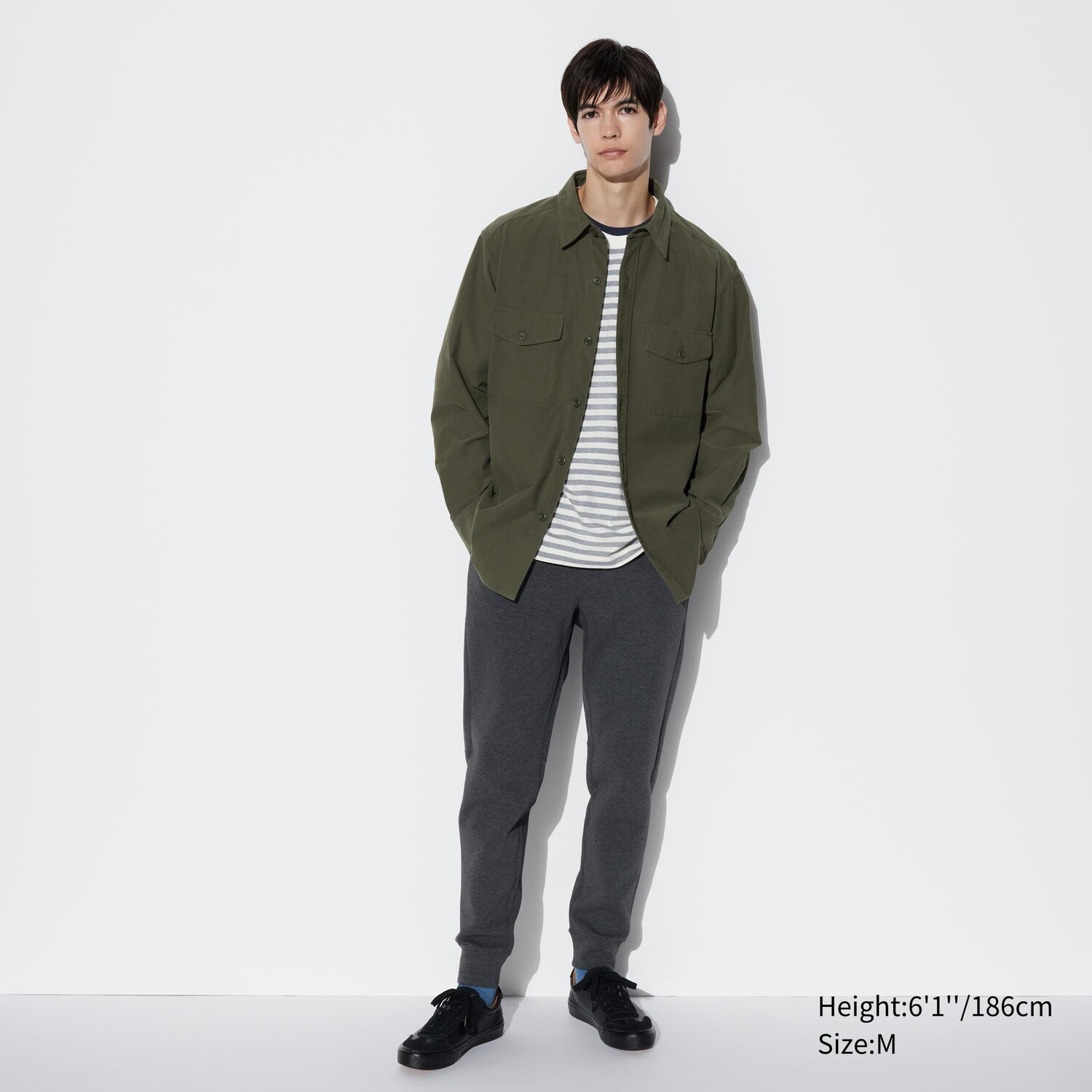 

Джоггеры сухой стретч UNIQLO, темно-серый