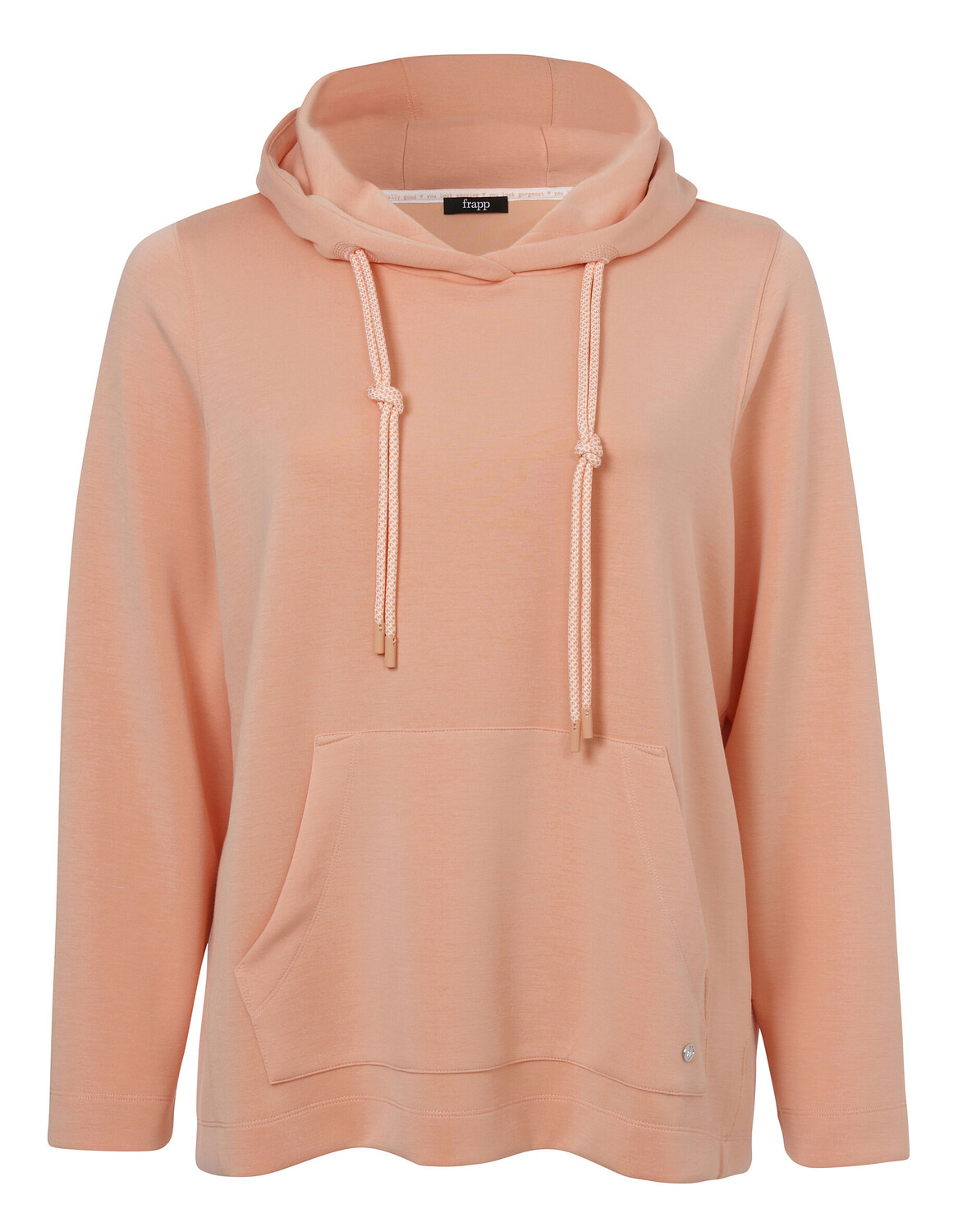 Толстовка FRAPP Pullover Dezentes Kapuzen, цвет peach