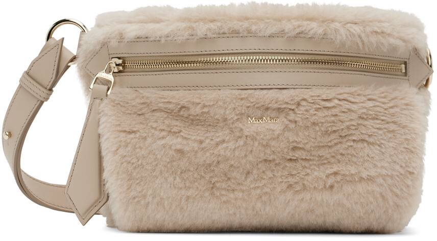 

Бежевая поясная сумка Teddy Max Mara
