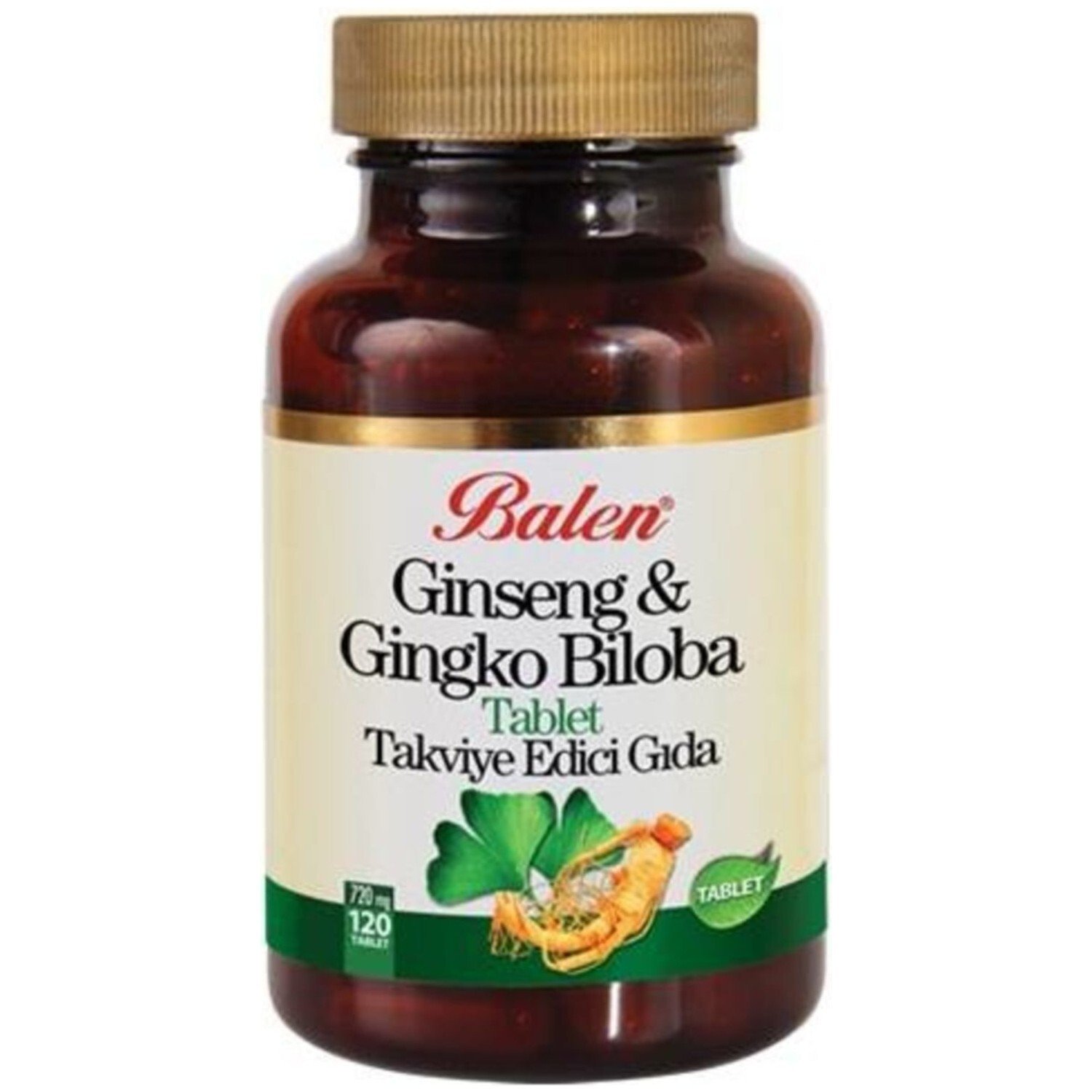 

Balen Ginseng & Ginkgo Biloba Tablet 720 Mg 120 Tablet