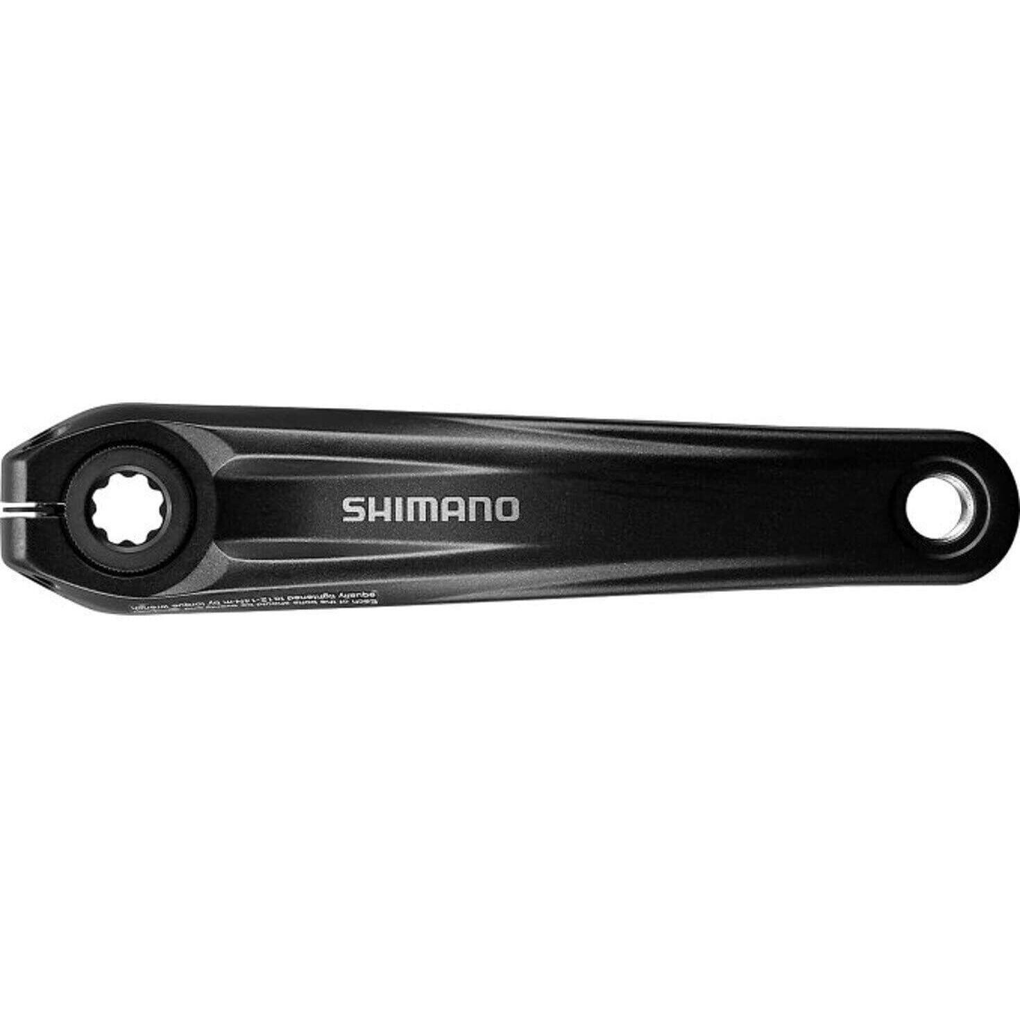 

Левый шатун Shimano FC-E8000, черный / черный / черный