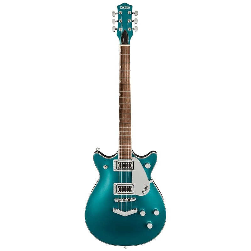 

Gretsch G5222 Electromatic Double Jet BT с V-Stoptail, бирюзовый цвет океана