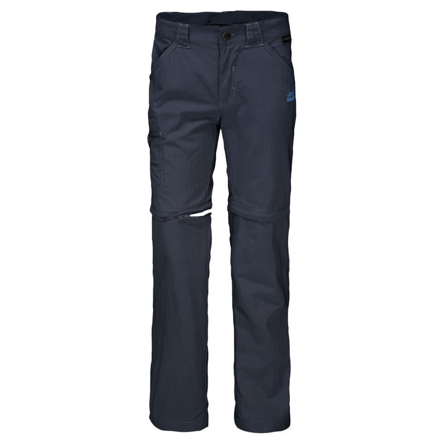 

Брюки Jack Wolfskin Kids Safari Zip Off 2 в 1, черный