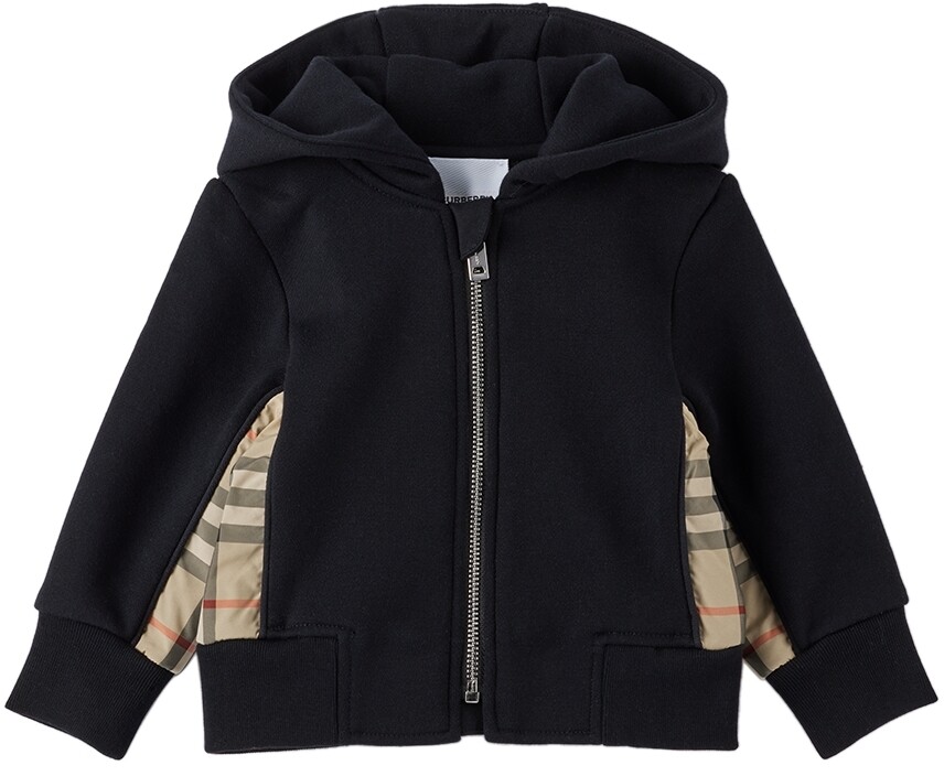 

Толстовка Baby Black Vintage Check с вставками Burberry