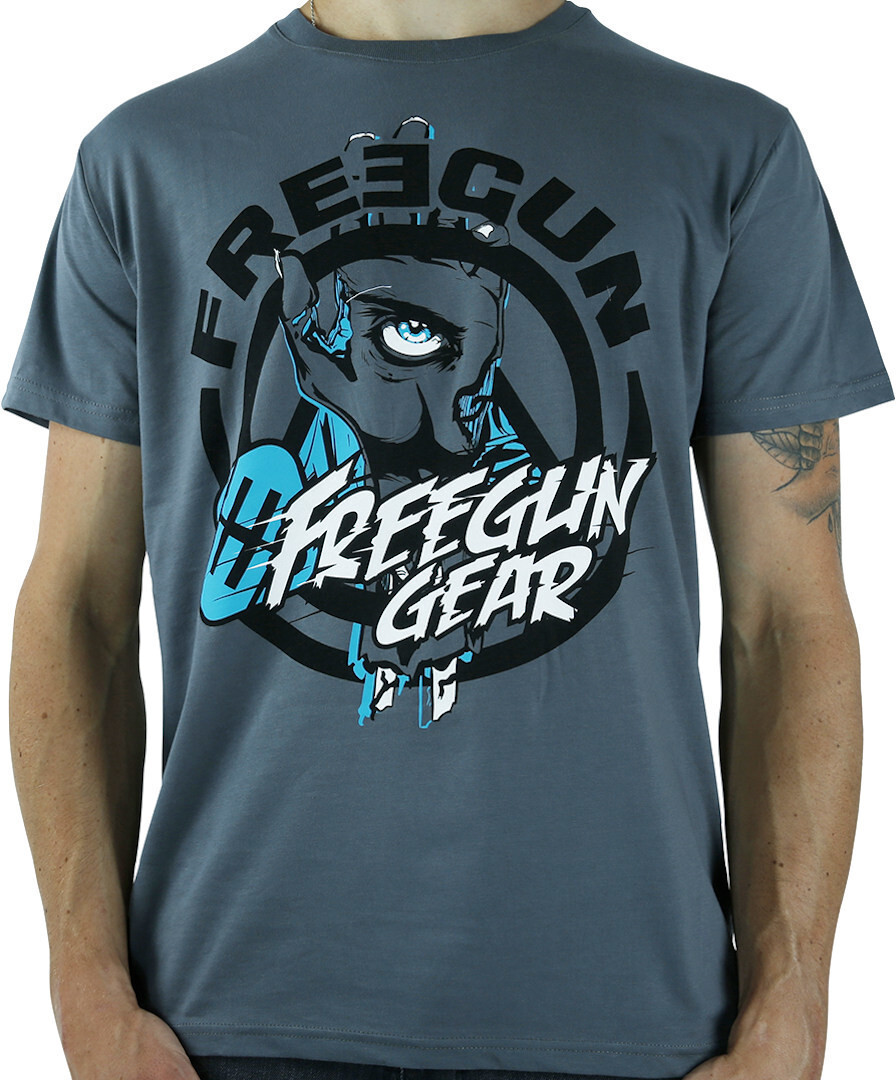 

Футболка Freegun Homme Tetra, серо - синий