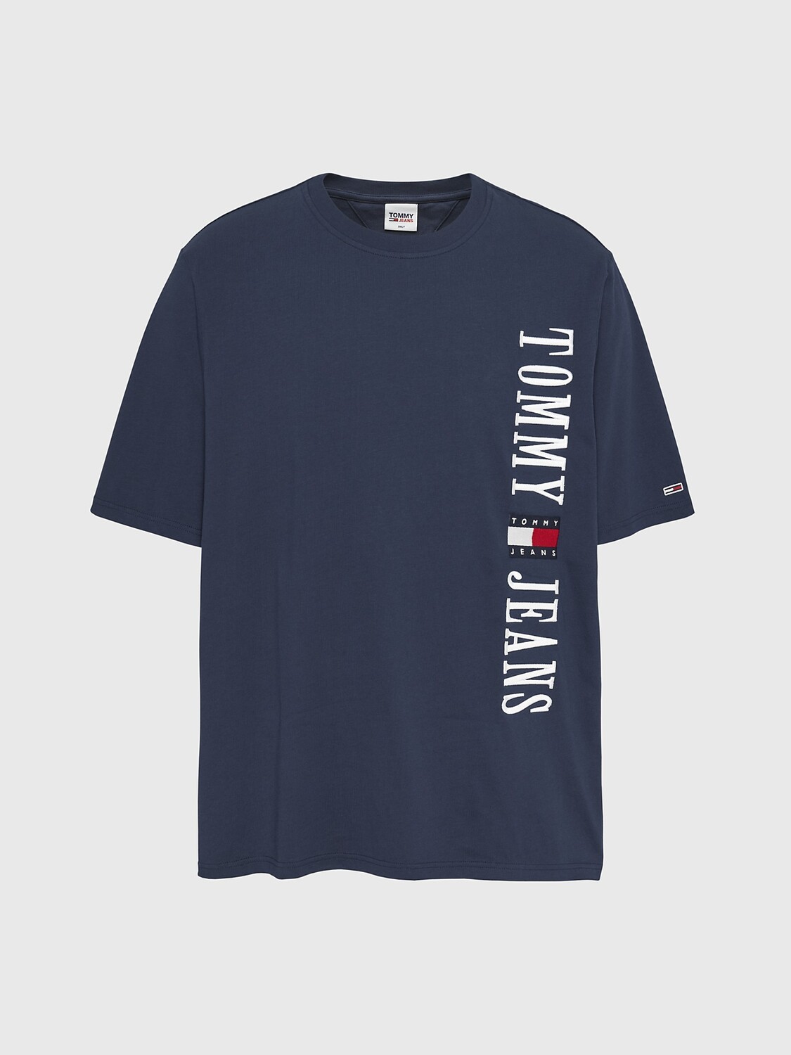 

Большая и высокая футболка с логотипом retro skater Tommy Hilfiger, сумеречный флот