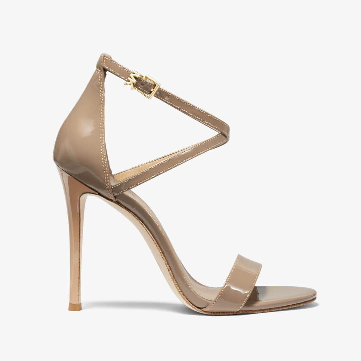 

Босоножки из лакированной кожи Michael Michael Kors Antonia, бежевый