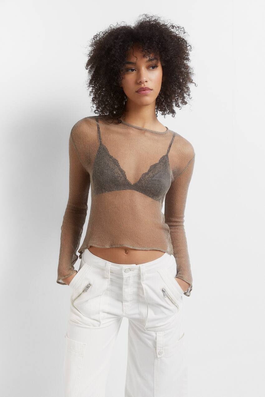 

Вяжем свитер открытой вязки Pull&Bear
