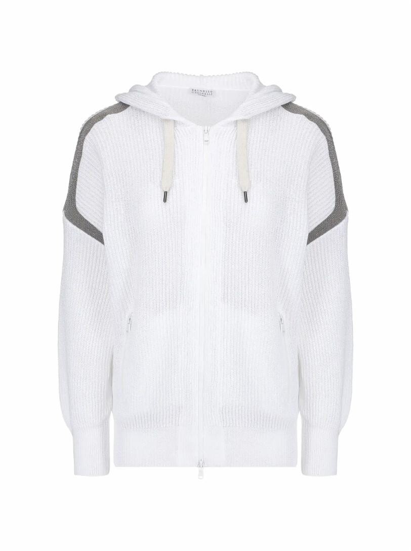 

Вязаный кардиган Precious Active Brunello Cucinelli, Серый